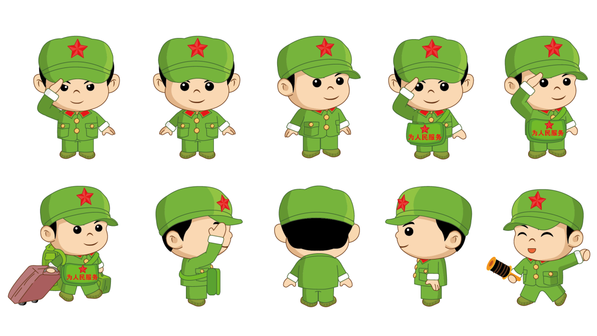 刷爆朋友圈的微商吉祥物【小兵仔】