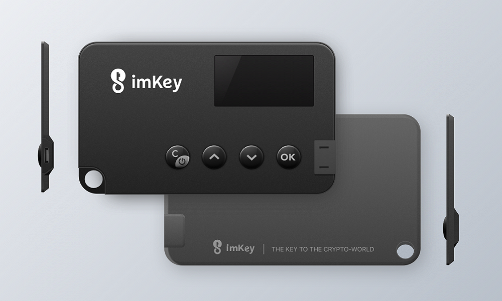 「imtoken冷钱包」imKey 由知名钱包公司 imToken 战略投资，首发新品