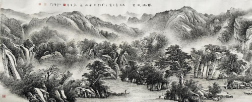 奋斗百年路 启航新征程 李社安书画作品献礼中国共产党百年华诞